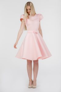 Suknelė besisukantis rožinis bantukas